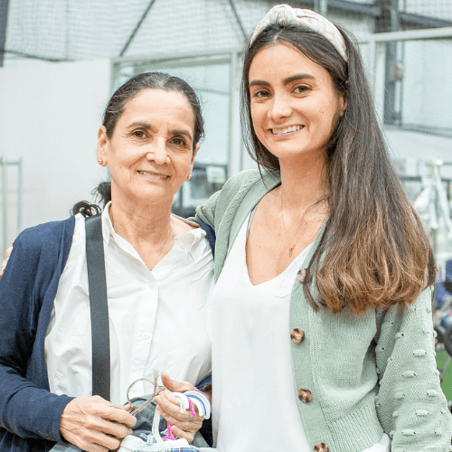 Mom and daughter shopping at JBF